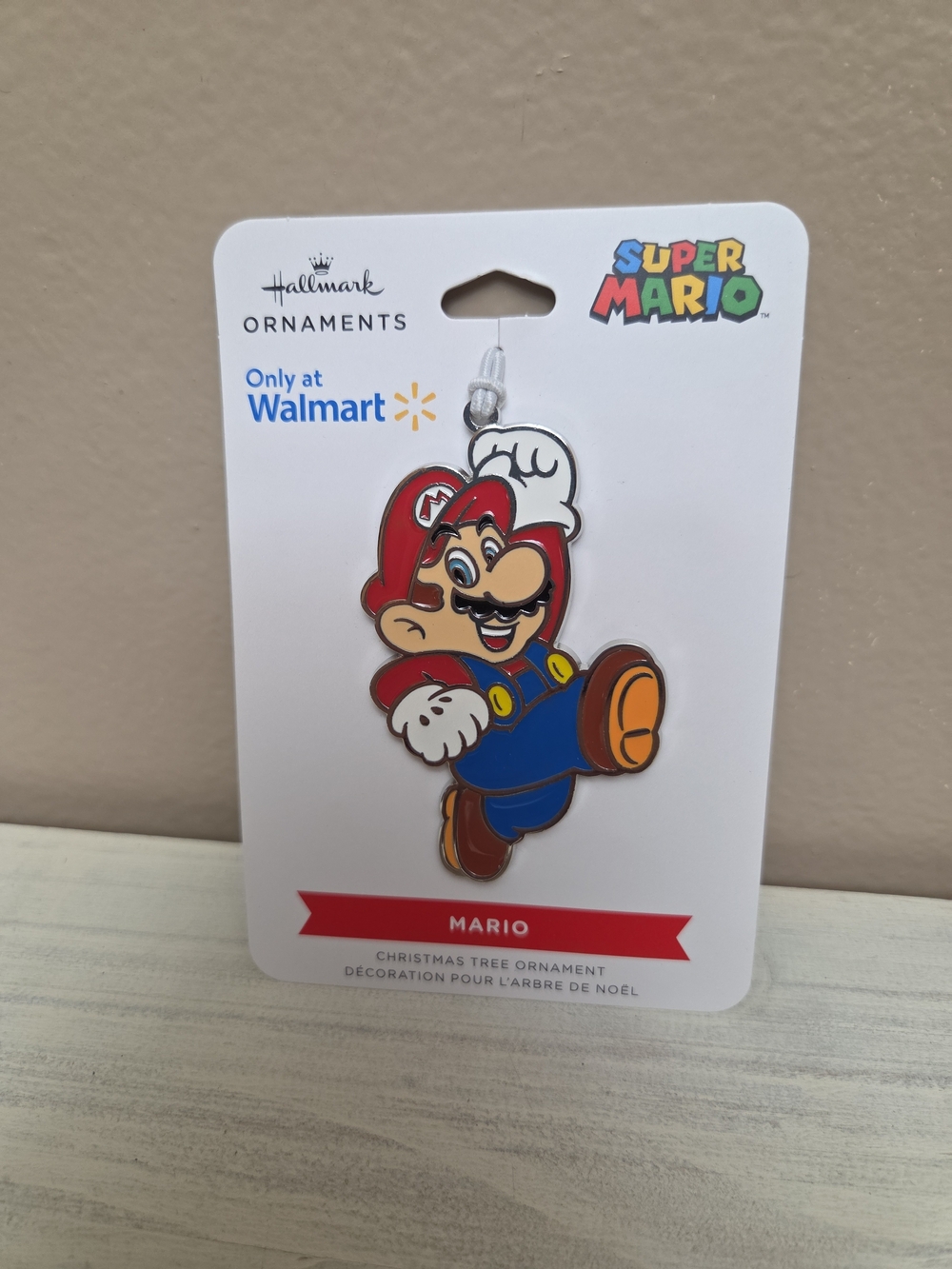 Hallmark Super Mario Mario Ornament - Red, Blue, Yellow